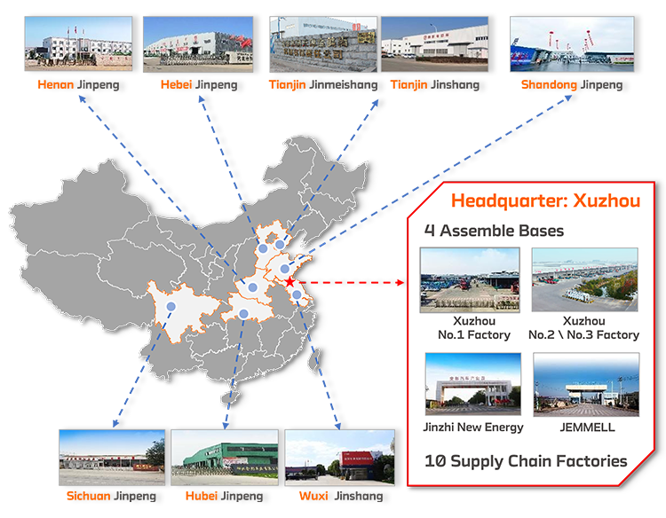Carte des fabricants de tricycles électriques en Chine